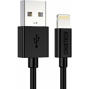 Choetech USB-A – USB kabelis Lightning 1,2 m Black (IP0026)