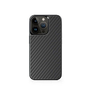 Telefono dėklas Epico Hybrid Carbon Magnetic, iPhone 14 Pro Max, MagSafe - dėklas, juodas