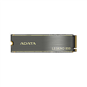 ADATA LEGEND 850 2000 GB, SSD form factor M.2 2280, SSD interface PCIe Gen4x4, Write speed 4500 MB/s, Read speed 5000 MB/s