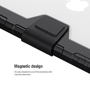 Nillkin buferio magneto dėklas, skirtas Apple iPad 10.2 A2200 | A2198 | A2232 (2019) juoda