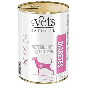 4VETS Natural Diabetes Dog - влажный корм для собак - 400 г