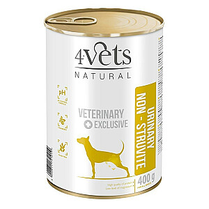 4VETS Natural Urinary No Struvit Dog - влажный корм для собак - 400 г