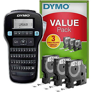 Принтер этикеток DYMO LabelManager LM160 Термотрансферный беспроводной D1 QWERTY +3xS0720530