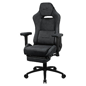 Aerocool ROYALSLATEGR Эргономичное игровое кресло премиум-класса Подставки для ног Aerosuede Technology Grey