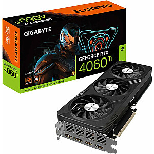 Видеокарта Gigabyte GeForce RTX 4060 Ti Gaming OC 8GB GDDR6 (GV-N406TGAMING OC-8GD)
