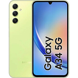 Išmanusis telefonas Samsung Galaxy A34 5G 6/128GB Green (SM-A346BLGAEUE)