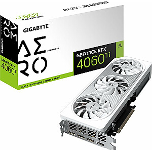 Видеокарта Gigabyte GeForce RTX 4060 Ti Aero OC 8 ГБ GDDR6 (GV-N406TAERO OC-8GD)