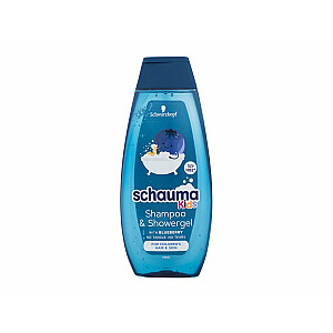 Schauma Kids mėlynių šampūnas ir dušo želė 400 ml