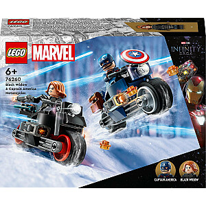 LEGO Marvel Black Widow ir Captain America dviračiai (76260)