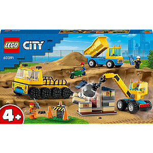 Griovimo kamuoliukai ir kranas LEGO City (60391)
