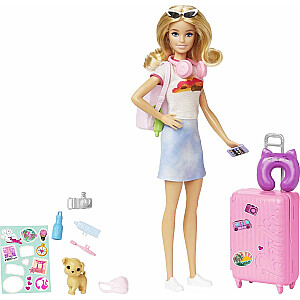 Барби Mattel Кукла Барби Малибу на ходу HJY18