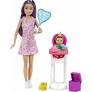 Кукла Barbie Barbie Skipper: клуб нянь - набор ко дню рождения (GRP40)