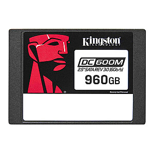 Kingston Technology DC600M 2,5 colio 960 GB Serial ATA III 3D TLC NAND