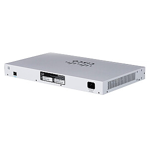 Cisco CBS220-24P-4G Valdomas L2 Gigabit Ethernet (10/100/1000) Maitinimas per Ethernet (PoE) 1U Balta