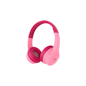 Motorola Kids ausinės Moto JR300 Integruotas mikrofonas, už ausies, belaidis, Bluetooth, rožinis