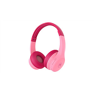 Motorola Kids Headphones Moto JR300 Built-in microphone, Over-Ear, Wireless, Bluetooth, Pink