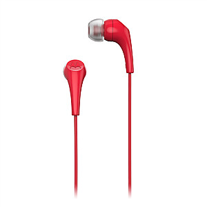 Motorola Headphones Earbuds 2-S Integruotas mikrofonas, Į ausį, 3,5 mm kištukas, raudona