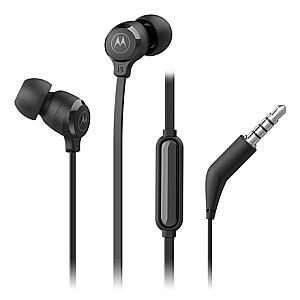 Motorola Headphones Earbuds 3-S Integruotas mikrofonas, Į ausis, 3,5 mm kištukas, juodas