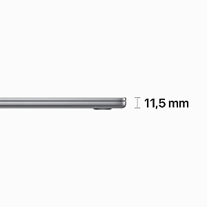 Ноутбук Ноутбук Apple MacBook Air M2 38,9 см (15,3") Apple M 8 ГБ 512 ГБ SSD Wi-Fi 6 (802.11ax) macOS Ventura Grey