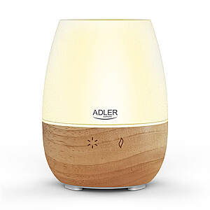 Adler ultragarsinis aromatų difuzorius AD 7967 ultragarsinis, tinka patalpoms iki 25 m³, ruda/balta