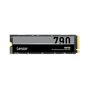 Lexar SSD  NM790 2000 GB, SSD form factor M.2 2280, SSD interface M.2 NVMe, Write speed 6500 MB/s, Read speed 7400 MB/s