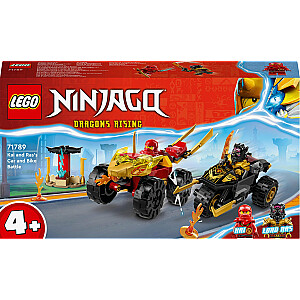 LEGO Ninjago Kai vs lenktyninių automobilių ir dviračių mūšis (71789)