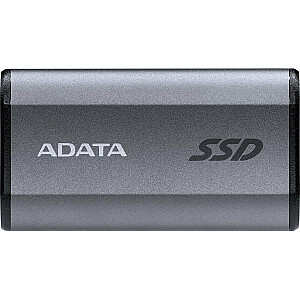 ADATA Elite SE880 1TB išorinis SSD pilkas (AELI-SE880-1TCGY)