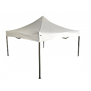 Sulankstomas stogelis 3x3m, baltas WR4051