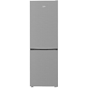 BEKO Refrigerator B1RCNA364XB, height 186.5 cm, Energy class E, NeoFrost, AeroFlow, Silver