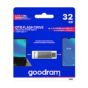 Goodram ODA3 USB 3.2 32 ГБ Серебряный