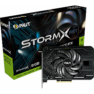 „Palit GeForce RTX 4060 StormX“ 8 GB GDDR6 vaizdo plokštė (NE64060019P1-1070F)