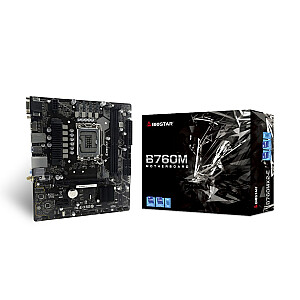 Pagrindinė plokštė Biostar B760MX2-E D4 Intel B760 LGA 1700 micro ATX