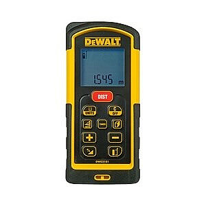 DEWALT DW03101 Lazerinis atstumo matuoklis Juoda, Geltona 100 m