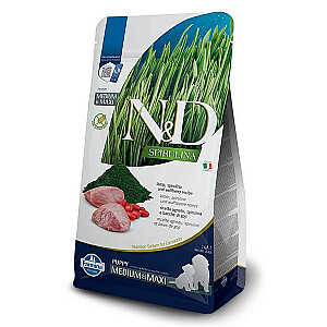 FARMINA N&D Spirulina Lamb Puppy MED/MAXI - sausas maistas šunims - 2 kg