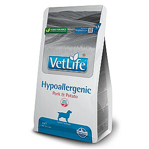 FARMINA Vet Life Hypoallergenic Pork & Potato - sausas maistas šunims - 2 kg