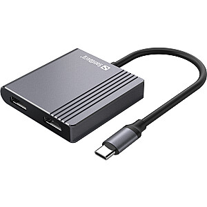 Док-станция Sandberg 136-44 USB-C 2xHDMI+USB+PD