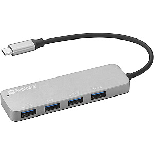 Sandberg 336-20 USB-C до 4 концентраторов USB 3.0 SAVER