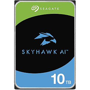 „Seagate SkyHawk AI“ 10 TB 3,5 colio SATA III (6 Gb/s) serverio diskas (ST10000VE001)