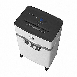 Шредер HP ONESHRED 10MC, микрорезка, P-5, 10 карт, 20л, светло-серый