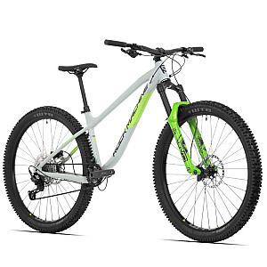 Vyriškas kalnų dviratis  Rock Machine Pilka/žalia (ratų skersmuo: 29 Rėmo dydis: L)