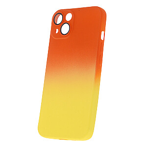 Fusion Neogradient case 1 силиконовый чехол для Samsung A135 Galaxy A13 4G оранжевый - желтый