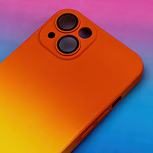 Fusion Neogradient case 1 силиконовый чехол для Samsung A135 Galaxy A13 4G оранжевый - желтый