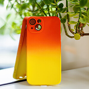 Fusion Neogradient case 1 силиконовый чехол для Samsung A145 Galaxy A14 4G | 5G оранжевый - желтый