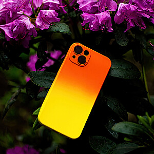 Fusion Neogradient case 1 силиконовый чехол для Samsung A145 Galaxy A14 4G | 5G оранжевый - желтый