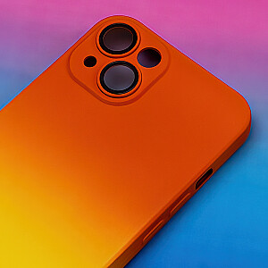 Fusion Neogradient dėklas 1 silikoninis dėklas, skirtas Xiaomi Redmi Note 12 4G oranžinė - geltona