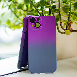 Fusion Neogradient case 2 silikoninis dangtelis, skirtas Samsung A546 Galaxy A54 5G purpurinė mėlyna