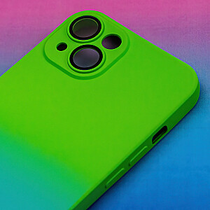 Fusion Neogradient case 3 silikoninis dėklas, skirtas Apple iPhone 11 žaliai mėlynai