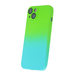 Fusion Neogradient case 3 silikoninis dėklas Apple iPhone 12 Pro žaliai mėlynas