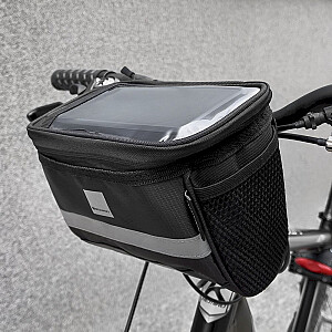 Wozinsky bicycle handlebar bag 2L black (WBB12BK)