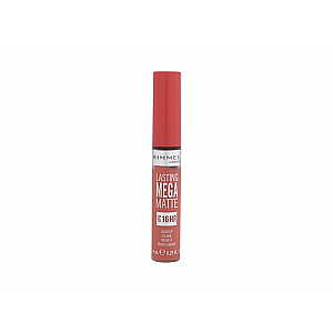 Patvarūs Mega Matte Coral Sass skysti lūpų dažai 7,4 ml